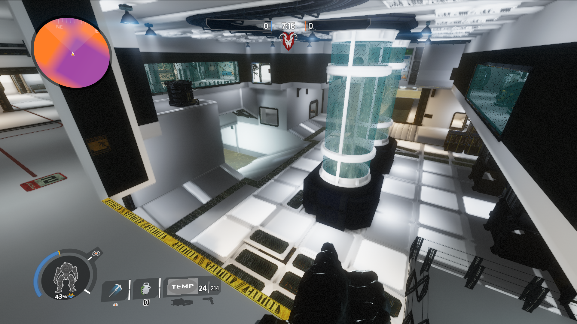 Screenshot showcasing a shader rendering one part of the Lightmap data ingame